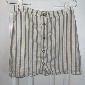 Abercrombie Linen Button up Skirt